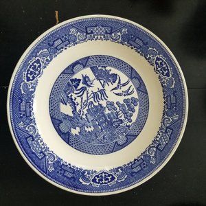 Vintage Blue Willow 11.5" Chop Plate